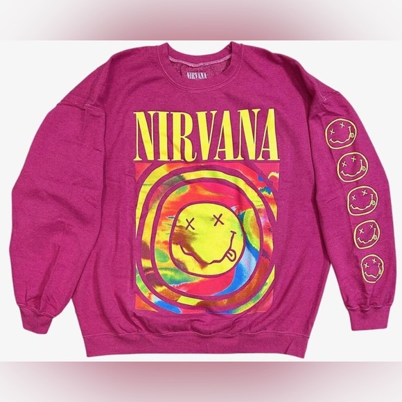 Urban Outfitters Pink Nirvana Sweatshirt - Picture 5 of 5